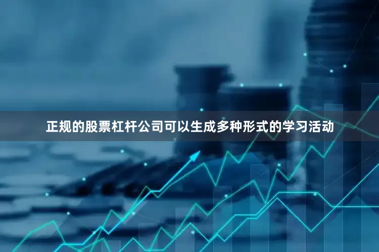 正规的股票杠杆公司可以生成多种形式的学习活动