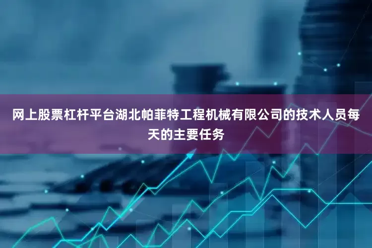 网上股票杠杆平台湖北帕菲特工程机械有限公司的技术人员每天的主要任务